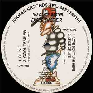 Dancemaster - The Dance Master Experience E.P. download flac mp3
