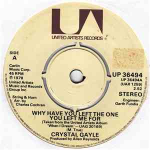 Crystal Gayle - Why Have You Left The One You Left Me For download flac mp3