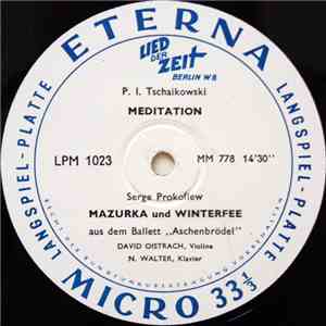 David Oistrach, N. Walter - Meditation / Mazurka Und Winterfee / Sonate D-Dur / Drei Ungarische Tänze download flac mp3