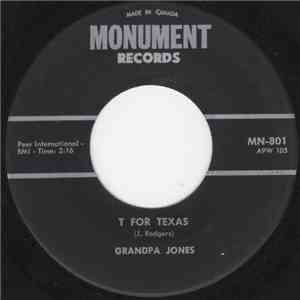 Grandpa Jones - T For Texas download flac mp3