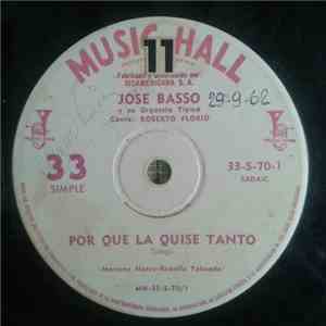 José Basso Y Su Orquesta Típica - Por Qué La Quise Tanto / Pobre Negro download flac mp3