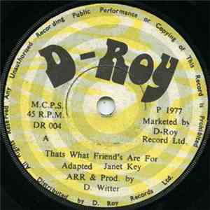 Janet Kay - That's What Friends Are For download flac mp3