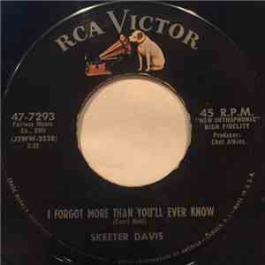Skeeter Davis - I Forgot More Than You'll Ever Know download flac mp3