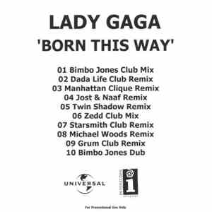 Lady Gaga - Born This Way (Remixes) download flac mp3