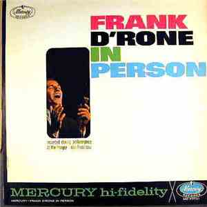 Frank D'Rone - In Person download flac mp3