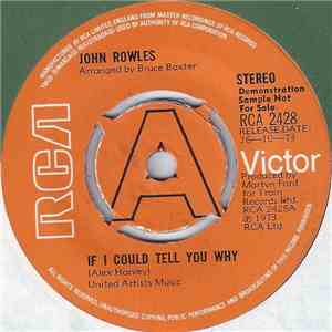 John Rowles - If I Could Tell You Why download flac mp3