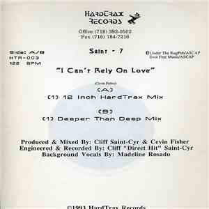 Saint-7 - I Can't Rely On Love download flac mp3