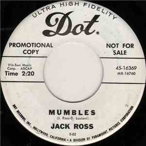 Jack Ross - Mumbles / Take Me Along download flac mp3
