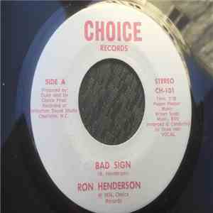 Ron Henderson  - Bad Sign download flac mp3