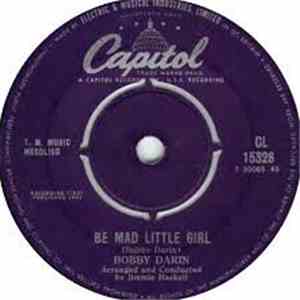 Bobby Darin - Be Mad Little Girl download flac mp3