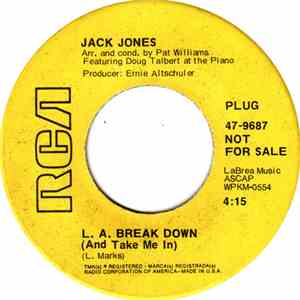 Jack Jones - L. A. Break Down (And Take Me In) download flac mp3