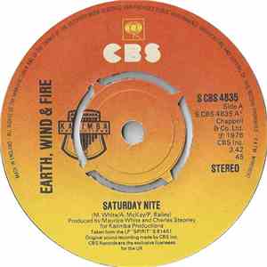 Earth, Wind & Fire - Saturday Nite download flac mp3