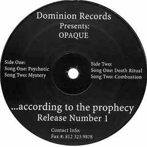 Opaque  - ...According To The Prophecy download flac mp3