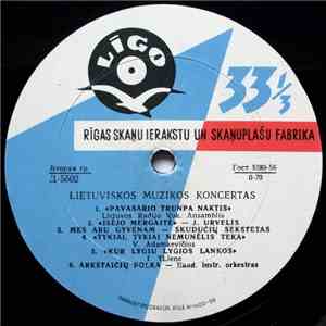 Various - Lietuviškos Muzikos Koncertas download flac mp3