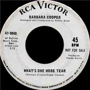 Barbara Cooper - What's One More Tear download flac mp3
