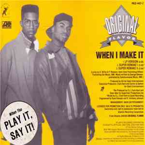 Original Flavor - When I Make It download flac mp3