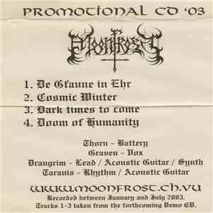 Moonfrost - Promotional CD '03 download flac mp3