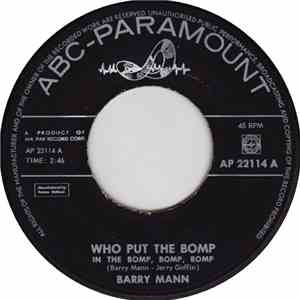 Barry Mann - Who Put The Bomp download flac mp3