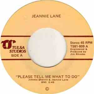 Jeannie Lane - Please Tell Me What To Do download flac mp3
