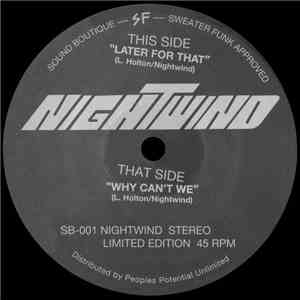 Nightwind  - Later For That download flac mp3