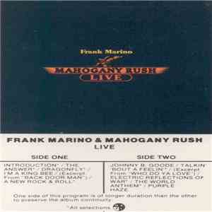 Frank Marino & Mahogany Rush - Live download flac mp3