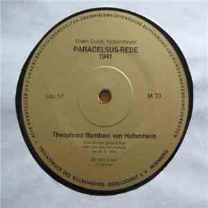 Erwin Guido Kolbenheyer - Paracelsus-Rede 1941 / Die Rechtfertigung Gottes download flac mp3