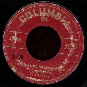 Lee Emerson - It's So Easy For You To Be Mean /I Thought I Heard You Calling My Name download flac mp3