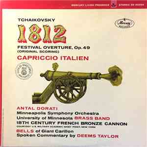 Minneapolis Symphony Orchestra, University Of Minnesota Brass Band, Tchaikovsky - 1812 Festival Overture Op. 49 / Capriccio Italien download flac mp3