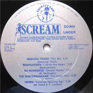 Various - Scream Down Under ("Sampler Containing Really Exciting Australian Music") download flac mp3