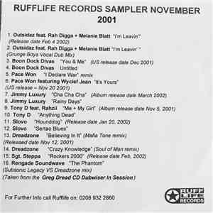 Various - Rufflife Records Sampler November 2001 download flac mp3