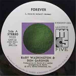 Baby Washington & Don Gardner - Forever / Baby Let Me Get Close To You flac mp3 download