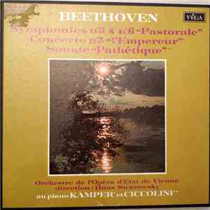 Beethoven, Orchestre De L'Opéra D'État De Vienne, Hans Swarowsky, Kamper, Ciccolini - Symphonies N°5 & N°6 "Pastorale - Concerto N°5 "L'Empereur" - Sonate "Pathétique" download flac mp3