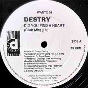Destry - Did You Find A Heart download flac mp3