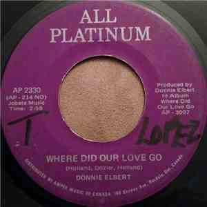 Donnie Elbert - Where Did Our Love Go / That's If You Love Me download flac mp3