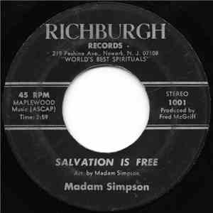 Madam Simpson - Salvation Is Free / I Decided To Follow Jesus download flac mp3