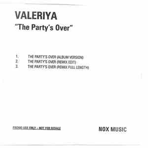 Valeriya - The Party's Over download flac mp3