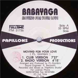 Babayaga - Moving For Your Love download flac mp3