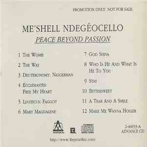 Me'Shell NdegéOcello - Peace Beyond Passion flac mp3 download