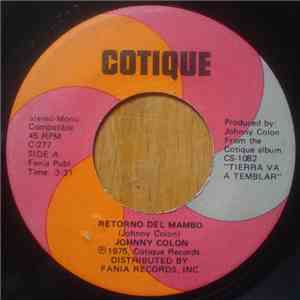 Johnny Colon - Retorno Del Mambo / Si Te Fuiste Y Que download flac mp3