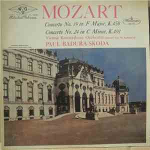 Paul Badura-Skoda With Vienna Konzerthaus Orchestra - Mozart Piano Concertos No. 19 & No.24 download flac mp3