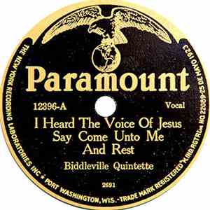 Biddleville Quintette - I Heard The Voice Of Jesus Say Come Unto Me And Rest / Fight On You're Time Ain't Long download flac mp3