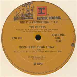The Meters - Disco Is The Thing Today download flac mp3