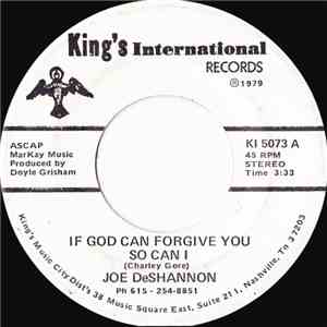 Joe DeShannon - If God Can Forgive You So Can I download flac mp3