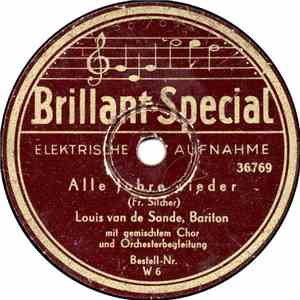 Louis Van De Sande - Alle Jahre Wieder / Eine Muh, Eine Mäh download flac mp3