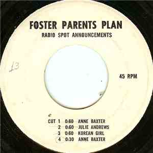 Various - Foster Parents Plan: Radio Spot Announcements download flac mp3