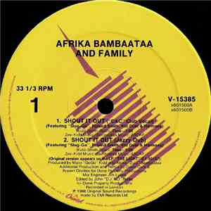 Afrika Bambaataa And Family - Shout It Out download flac mp3