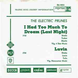 The Electric Prunes - I Had Too Much To Dream (Last Night) download flac mp3