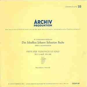 Johann Sebastian Bach, Enrico Mainardi - Suite Für Violoncello Solo Nr. 5 C-moll, BWV 1011 download flac mp3
