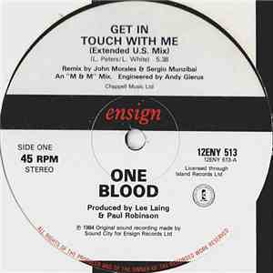 One Blood - Get In Touch With Me download flac mp3