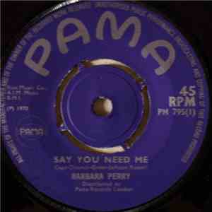 Barbara Perry  - Say You Need Me download flac mp3